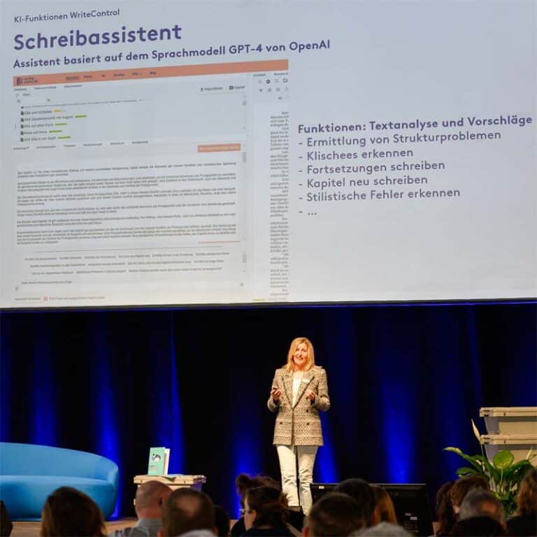 Iris Kirberg (BoD) auf dem Libri.Campus live 2024